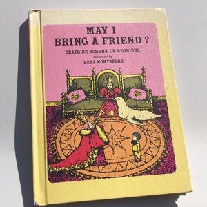 “May I bring a friend?” Hardback children’s book